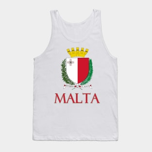 Malta - Coat of Arms Design Tank Top